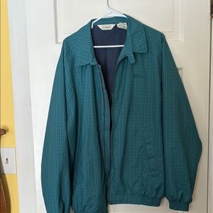 L.L. Bean Men's Blue Windbreaker